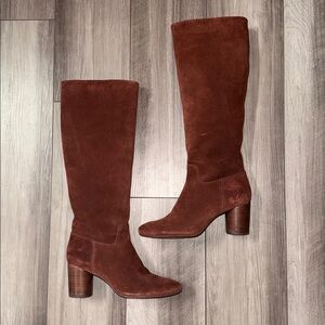 Madewell “The Scarlett Tall Boot in Suede”